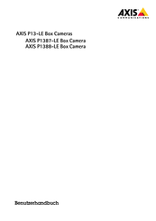 Axis Communications P1387-LE Benutzerhandbuch