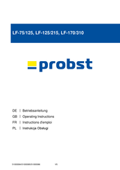 probst LEVELFIX LF-75/125 Betriebsanleitung