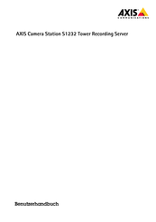 Axis S1232 Benutzerhandbuch