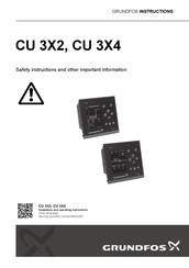 Grundfos CU 3X4 Installations- Und Betriebsanleitung