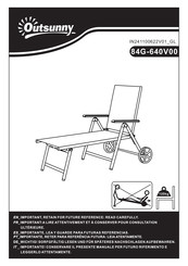 Aosom Outsunny 84G-640V00 Bedienungsanleitung