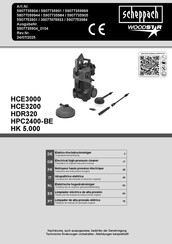 Scheppach HCE3000 Originalbetriebsanleitung