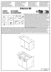 Forma Ideale DALILA 80 Montageanleitung