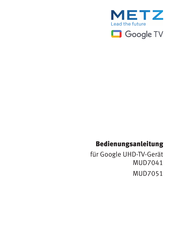 Metz MUD7041 Bedienungsanleitung