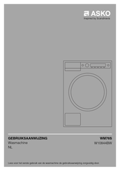 Asko WM76S Gebrauchsanweisung