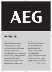 AEG BSS18S12BL Benutzerhandbuch