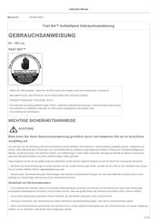 Bestway FAST SET 57270 Gebrauchsanweisung