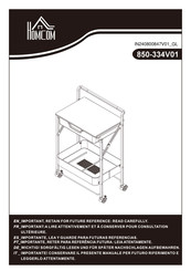 Aosom HOMCOM 850-334V01 Kurzanleitung