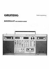 Grundig 4000 Bedienungsanleitung