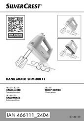 Silvercrest SHM 300 F1 Bedienungsanleitung