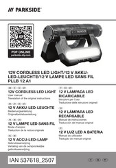 Parkside 537618 2507 Bedienungsanleitung Und Originalbetriebsanleitung