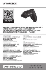 Parkside HG10759 Bedienungs- Und Sicherheitshinweise Originalbetriebsanleitung