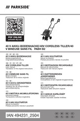 Parkside PABH B2 Bedienungsanleitung Und Originalbetriebsanleitung