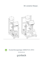 Grunbeck GENO-FU-X Betriebsanleitung