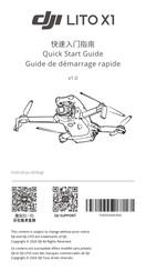 Dji LITO X1 Schnellstartanleitung