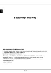 Tcl 40SF560 Bedienungsanleitung