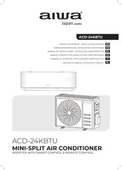 Aiwa ACD-24KBTU Gebrauchsanweisung, Installationsanleitung