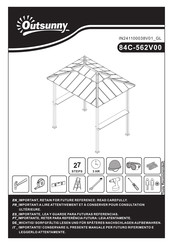 Outsunny 84C-562V00 Montageanleitung