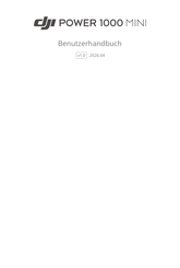 Dji POWER 1000 MINI Benutzerhandbuch