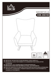 Aosom HOMCOM 83B-356V00 Bedienungsanleitung