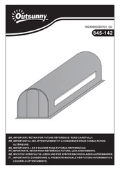 Outsunny 845-142 Montageanleitung