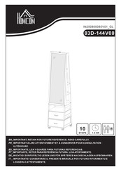 Homcom 83D-144V00 Bedienungsanleitung