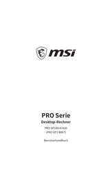 Msi PRO DP180 AI A2G Benutzerhandbuch