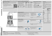 Bosch 6 Serie Kurzanleitung