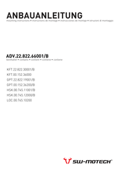 Sw-Motech ADV.22.822.66001/B Anbauanleitung