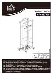 Homcom 850-363V00 Bedienungsanleitung