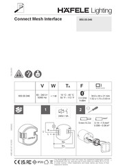 Hafele Connect Mesh Kurzanleitung
