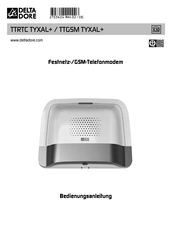 DELTA DORE TTGSM TYXAL+ Bedienungsanleitung