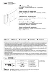 HAWA Aperto 40/F Montageanleitung