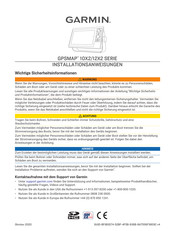 Garmin GPSMAP 12 2 Serie Installationsanweisungen