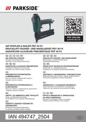 Parkside 494747 2504 Bedienungs- Und Sicherheitshinweise