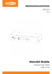 Showtec Melodist Mobile Bedienungsanleitung
