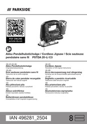 Parkside 496281 2504 Originalbetriebsanleitung