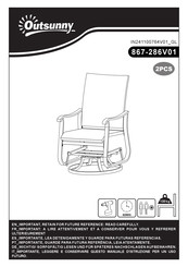 Outsunny 867-286V01 Bedienungsanleitung