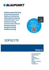 Blaupunkt 5DF92770 Bedienungsanleitung