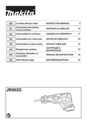 Makita JR002G Betriebsanleitung