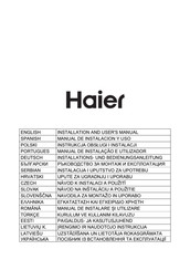 Haier HADG9CBS4B Installations- Und Bedienungsanleitung