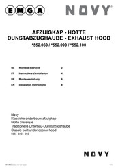 Novy 552.100-Serie Montageanleitung