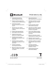 EINHELL 21015 Originalbetriebsanleitung