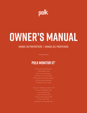 Polk Monitor XT15 Benutzerhandbuch
