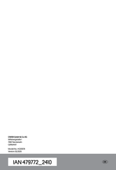 Silvercrest 479772 2410 Bedienungs- Und Sicherheitshinweise