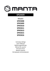 Manta SPK5009 Bedienungsanleitung