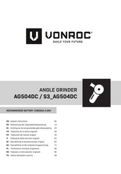 VONROC S3 AG504DC Bersetzung Der Originalbetriebsanleitung