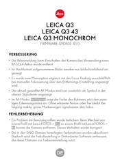 Leica Q3 Firmware-Aktualisierung