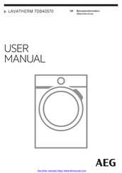 AEG LAVATHERM 7DB40570 Benutzerinformation