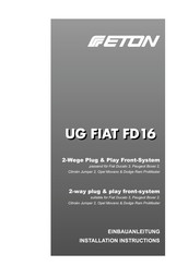 Eton UG FIAT FD16 Einbauanleitung